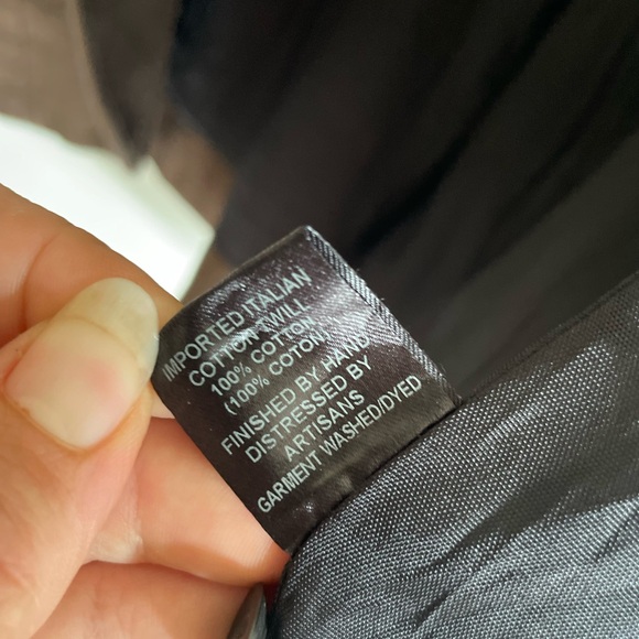 Gary Graham Brown Layered Multi-Button Jacket Black Leather Trim Size 2 - Picture 5 of 10